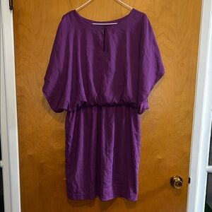 Suzi Chin Purple Mini Dress